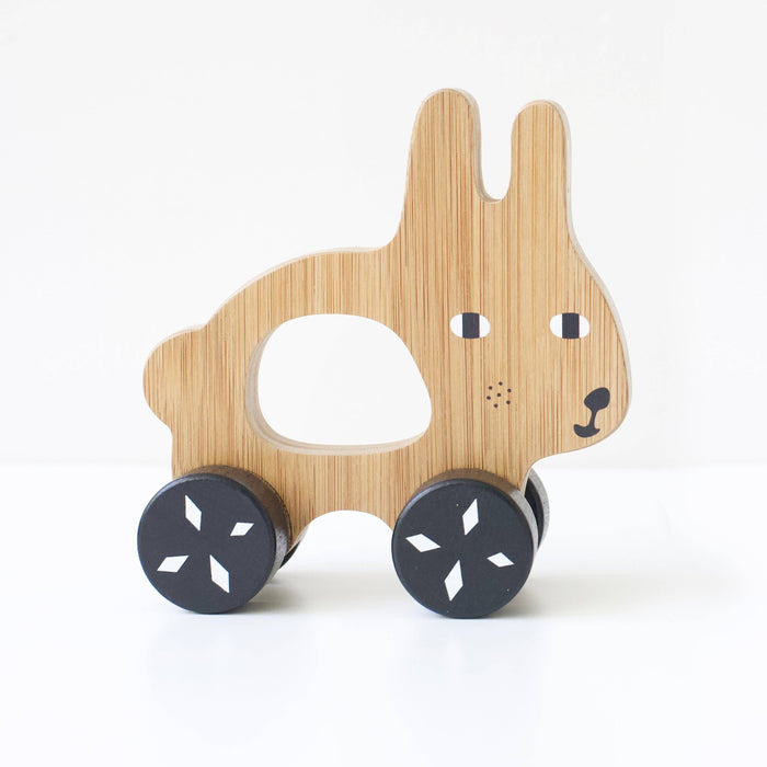 Wee Gallery Push Toy - Bunny