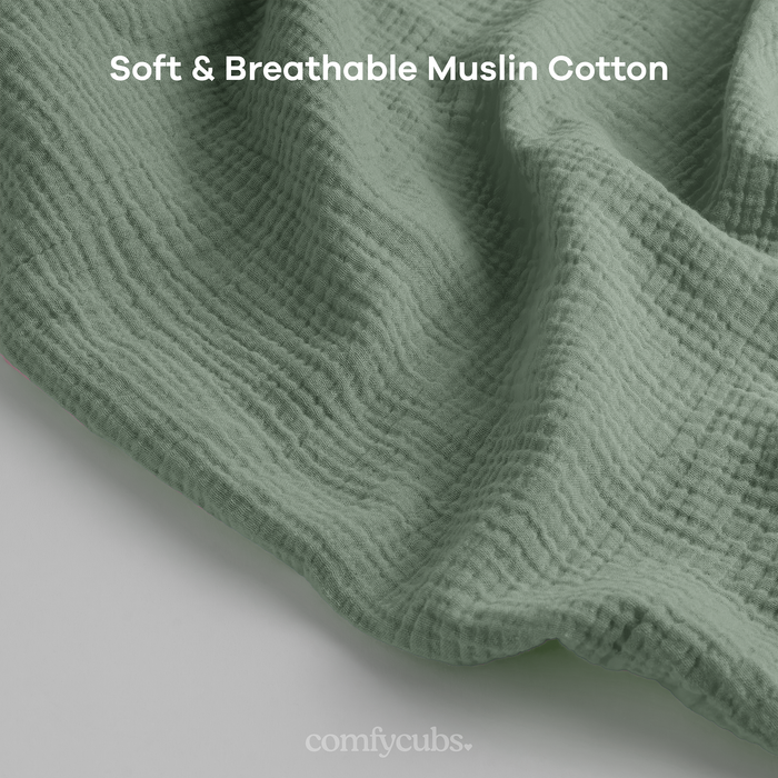 Muslin Nursing Cover - 100% Cotton, Pack of 1 by Comfy Cubs