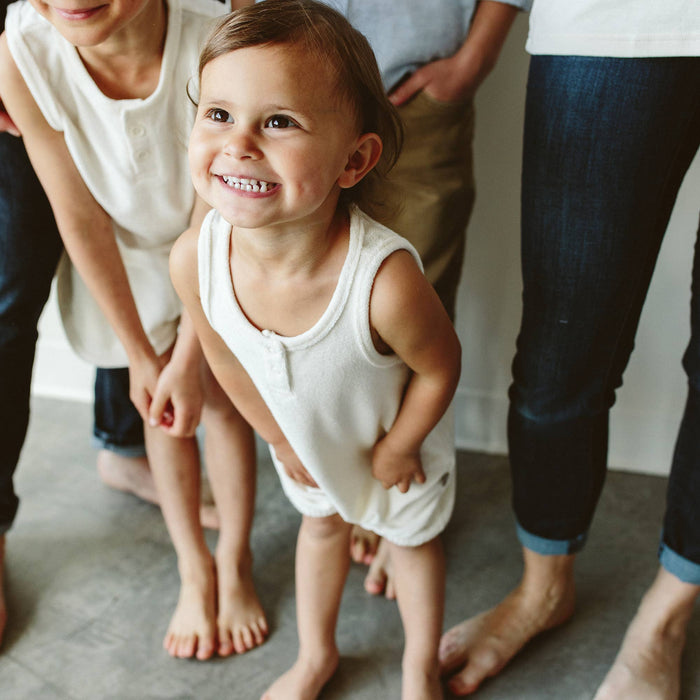 Quick Change Terry Romper - Cloud