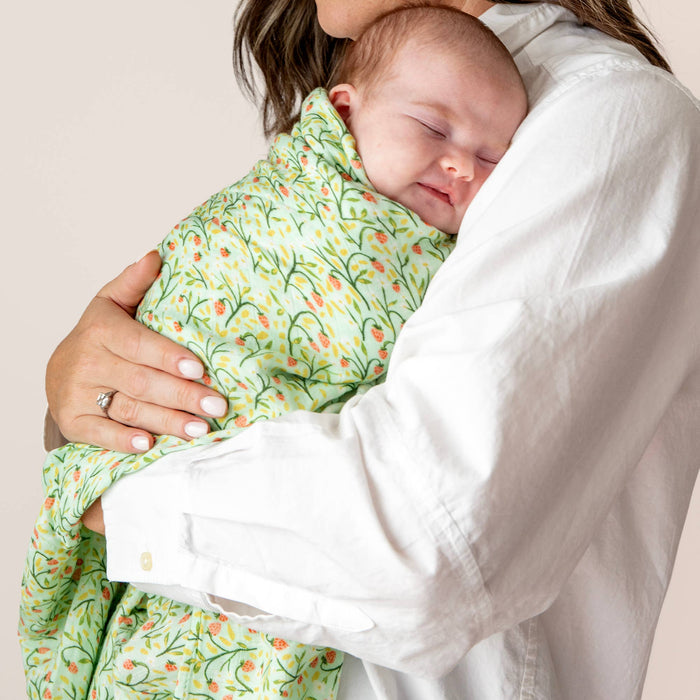 Strawberry Meadow Baby Swaddle
