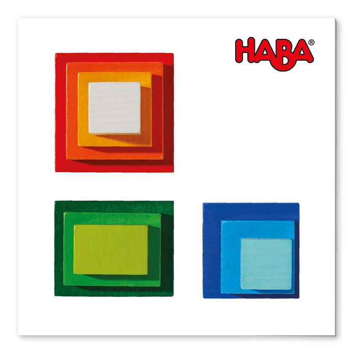 HABA 3D Arranging Game Rainbow Cube