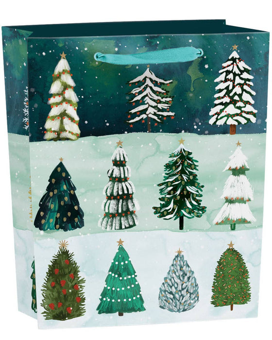 Festive Trees Medium Gift Bag