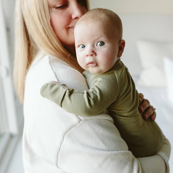 24 Hour Convertible Sleeper Baby Gown - Artichoke