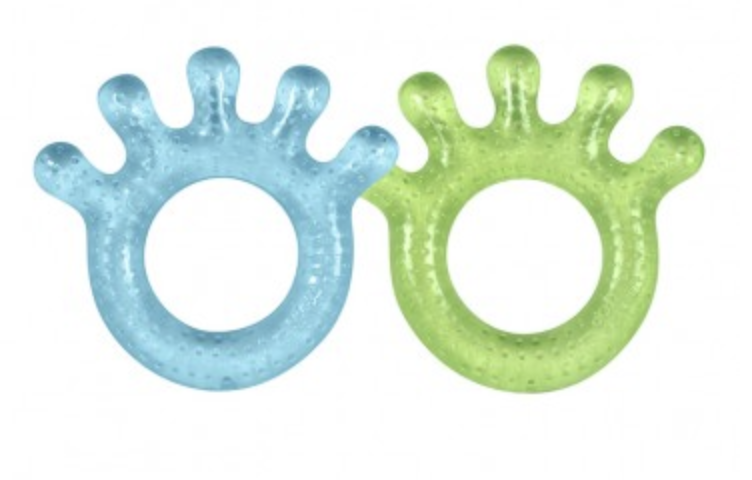 Green Sprouts Silicone Cooling Hand Teether 2 Pack