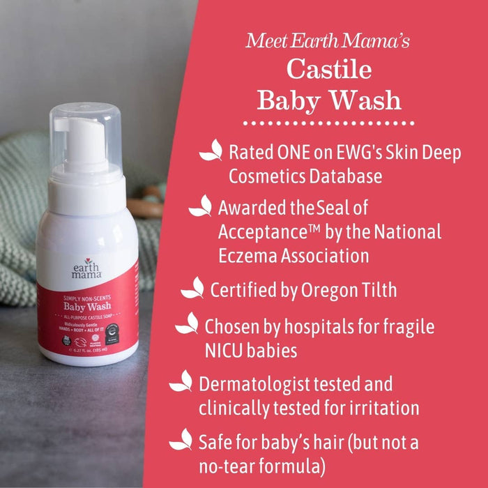 Earth Mama Organics Simply Non-Scents Baby Wash