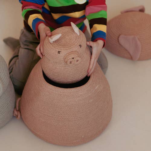 Lorena Canals Basket - Mini Peggy the Pig