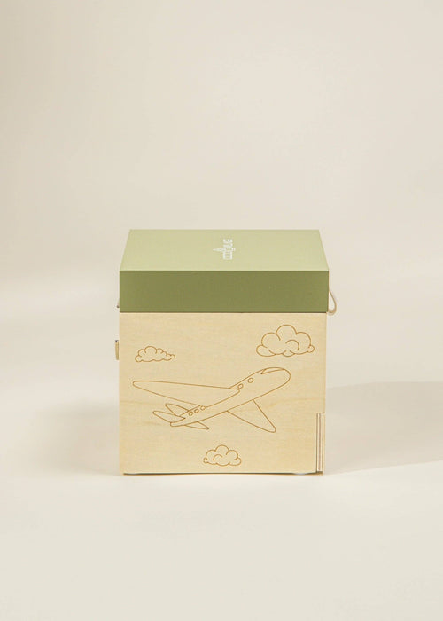 Coco Village Wooden Musical Souvenir Box - Travel