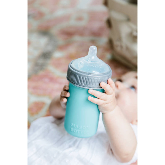 Mason Bottle Silicone Baby Bottle