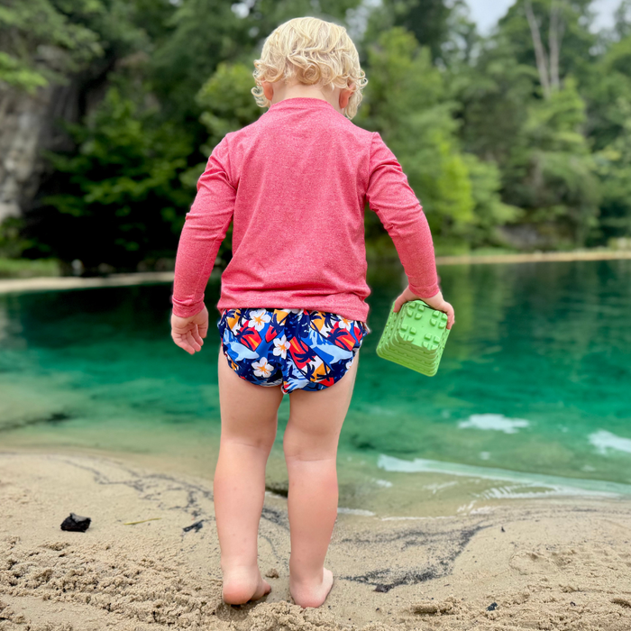 Smart Bottoms Swim Diaper - Shark Bait