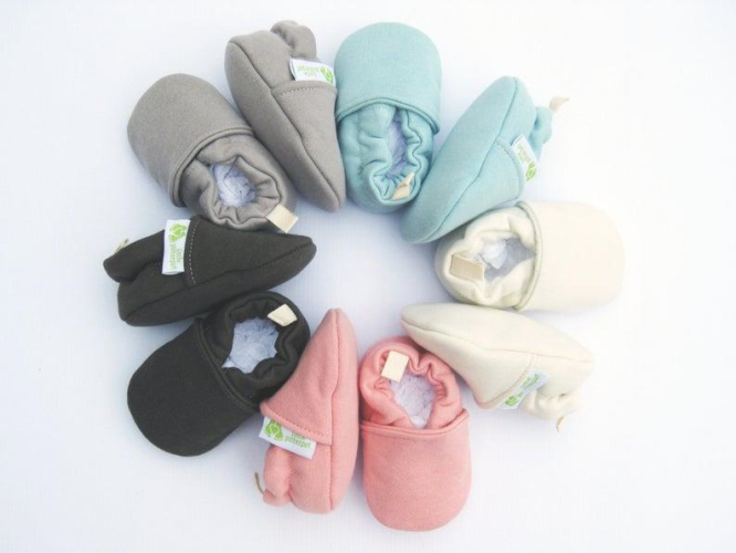 Little Pitterpat Natural Fleece All Fabric Soft Sole Shoes