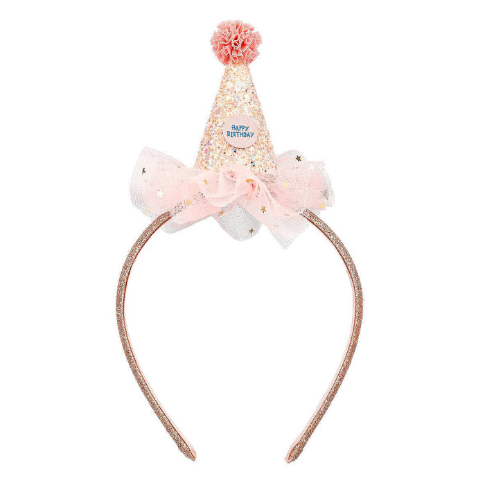 Souza Birthday Tiara (gold)-Costume Accessory for Kids - Carnival & Festive Use