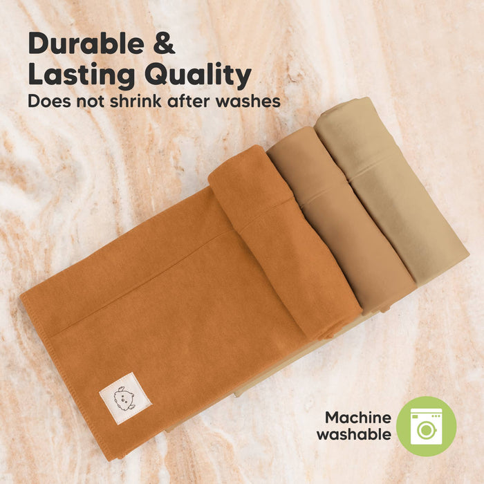 KeaBabies 6-Pack Shea Burp Cloths