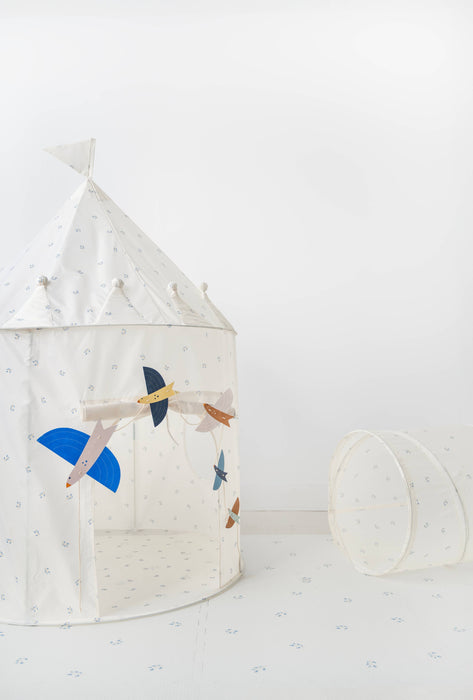 3 Sprouts Recycled Fabric Play Tent Castle - Prints