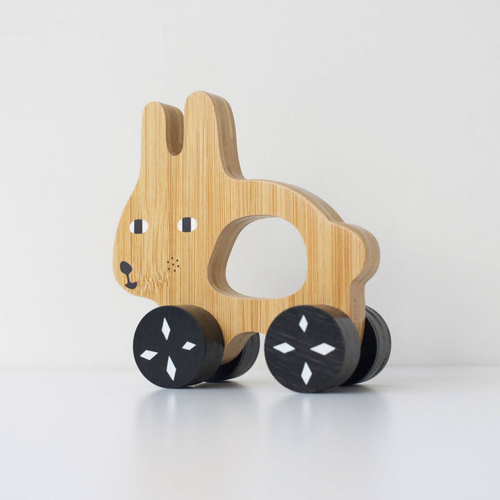 Wee Gallery Push Toy - Bunny