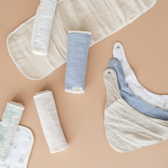 Cove 3-pc. Baby Burp Cloth Set (Ocean)