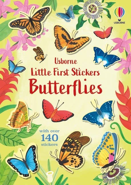 Little First Stickers Butterflies : Usborne
