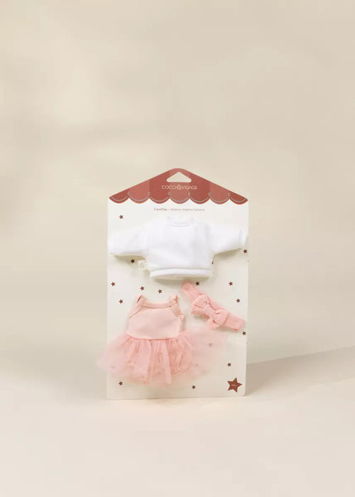 Coco Village CocoTiny 10" (26 cm) Baby Play Doll Clothing Set | Ballerina