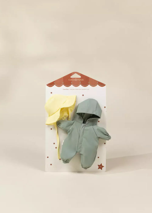 Coco Village CocoTiny 10" (26 cm) Baby Play Doll Clothing Set | Little Rain