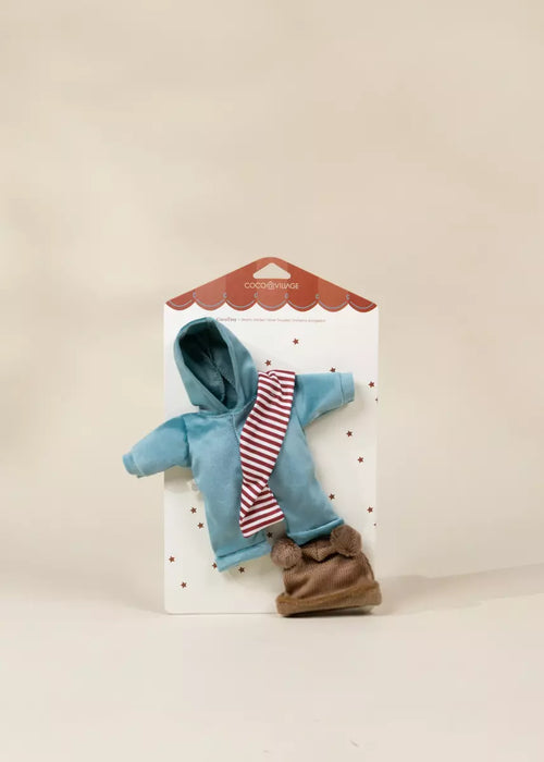 Coco Village CocoTiny 10" (26 cm) Baby Play Doll Clothing Set | Warm Winter