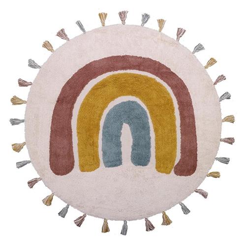 NATTIOT Rainbow Children's Rug with Tassels