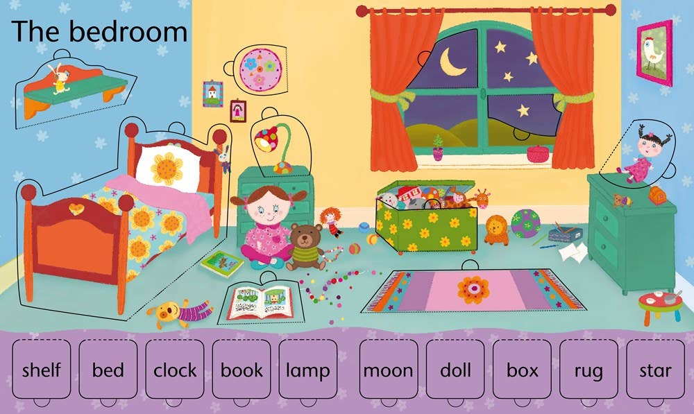 Lift-The-Flap Word Book : Usborne