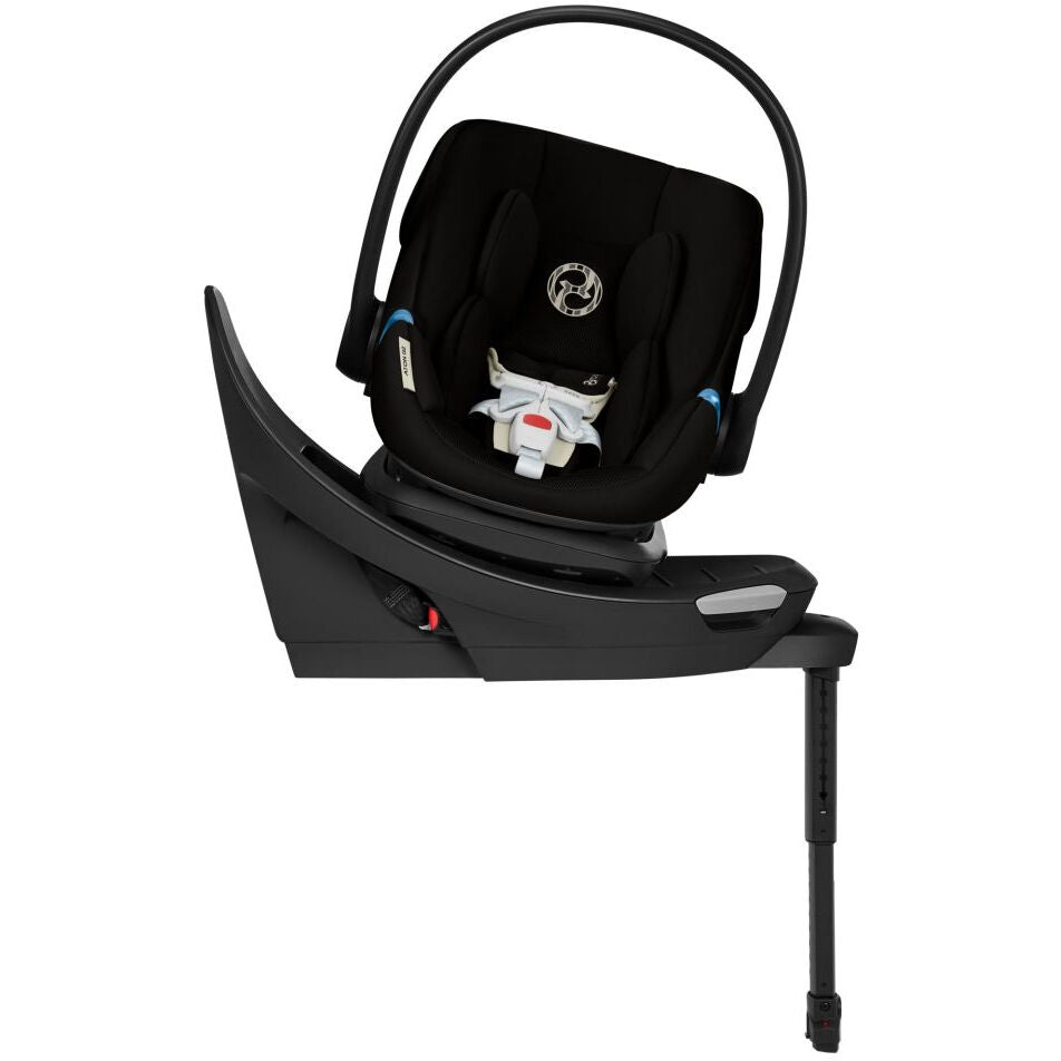 cybex aton gold Aton G2 Swivel Infant Car Seat with Load Leg Base by Cybex Moon Black