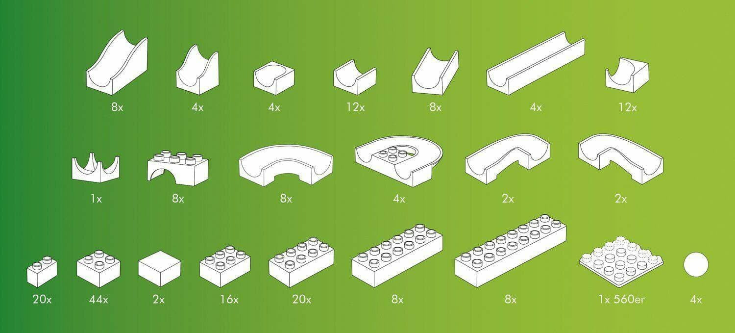 HABA Hubelino 213pc Big Building Box Set