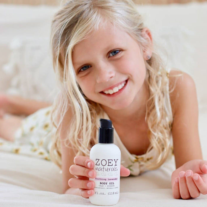 Zoey Naturals Soothing Lavender Body Oil - 4oz