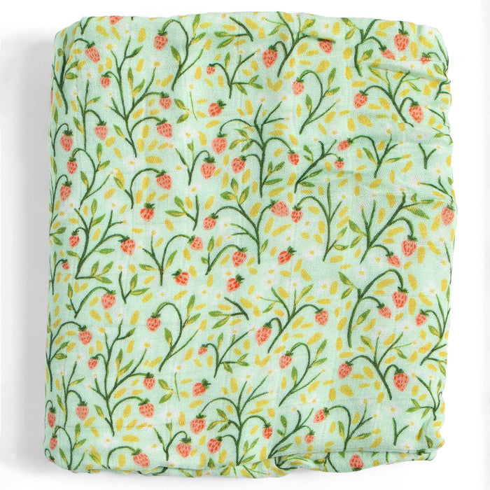 Strawberry Meadow Baby Swaddle