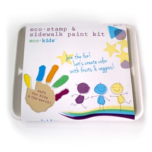 Eco-Kids Stamp & Sidewalk Paint Kit