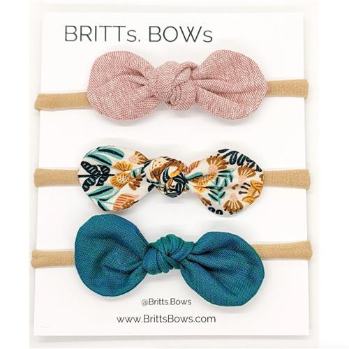 Britts Bows Round Knot Headbands 3-Pack