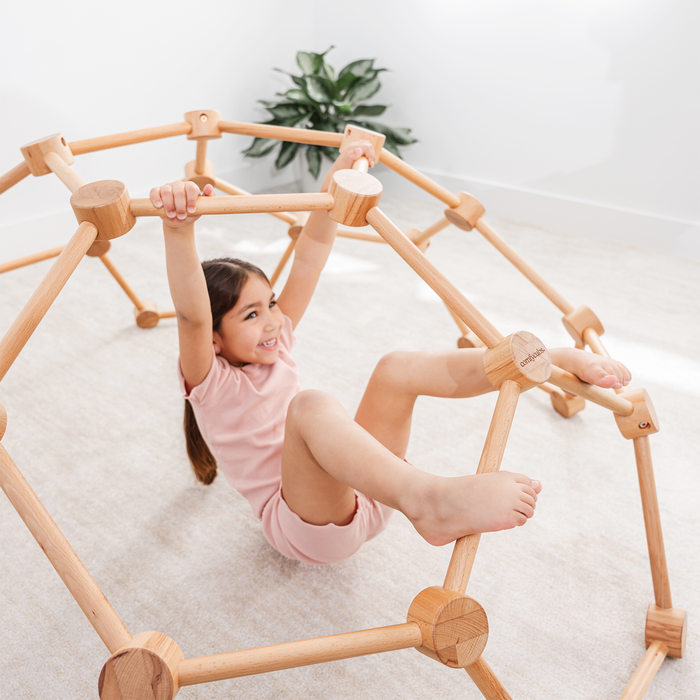 Wooden Toddler Play Gym, Montessori Climber by Comfy Cubs