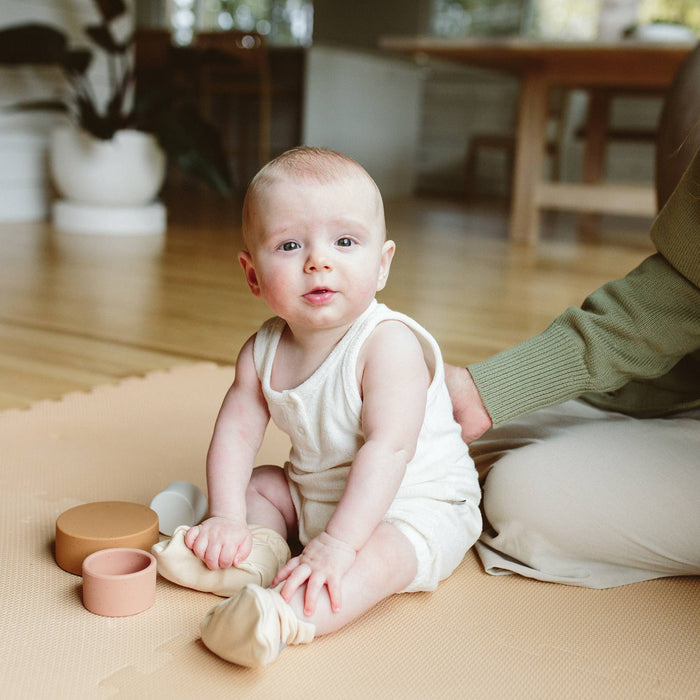Quick Change Terry Romper - Cloud