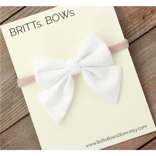 Britts Bows Banner Bow Headband