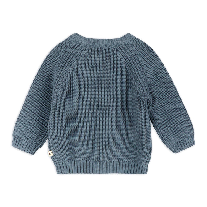 Classic Chunky Knit Baby Pullover Sweater (Organic Cotton)