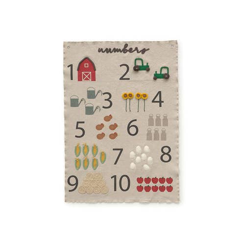 Lorena Canals Wall Hanger - Farm Numbers