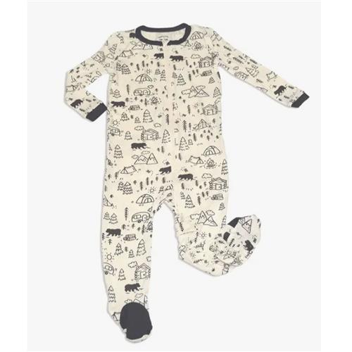 Silkberry Baby Bamboo Zip-up Footie