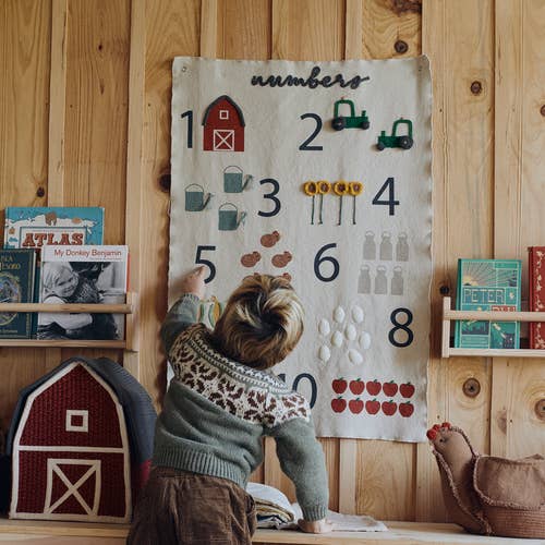 Lorena Canals Wall Hanger - Farm Numbers