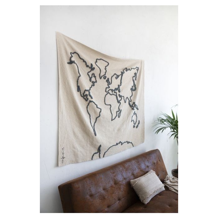 Lorena Canals Wall Hanging Canvas Map