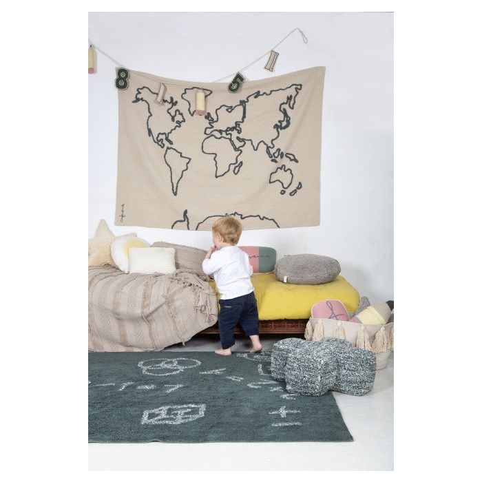 Lorena Canals Wall Hanging Canvas Map