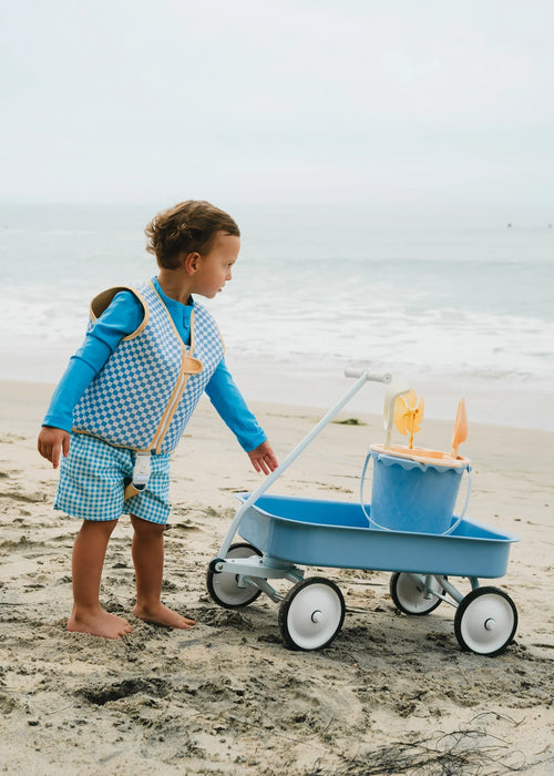 Coco Village Oversized 6-Piece Wheat Straw Sand Toy Set | Bucket & Accessories