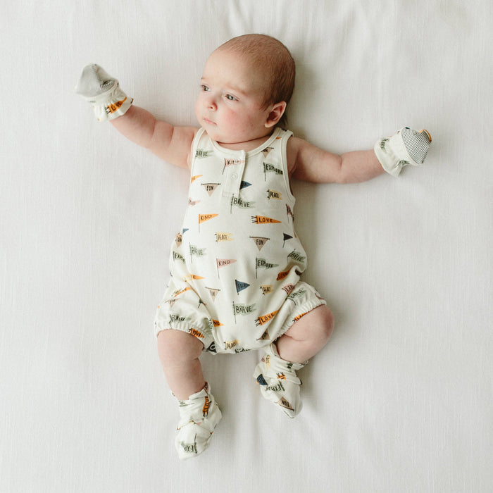 Quick Change Baby Romper - Affirmations