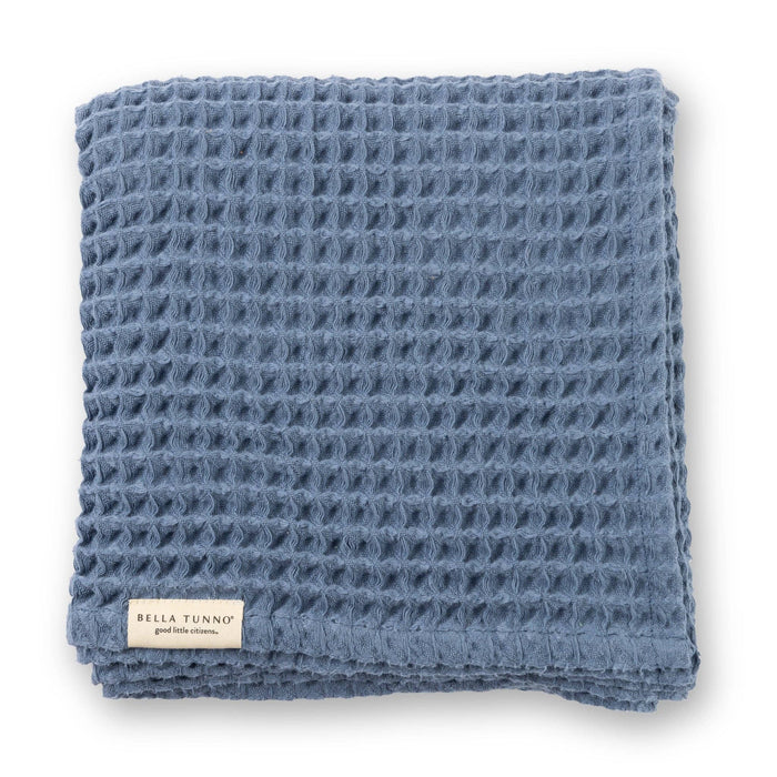 Bella Tunno | Waffle Baby Blanket Rain