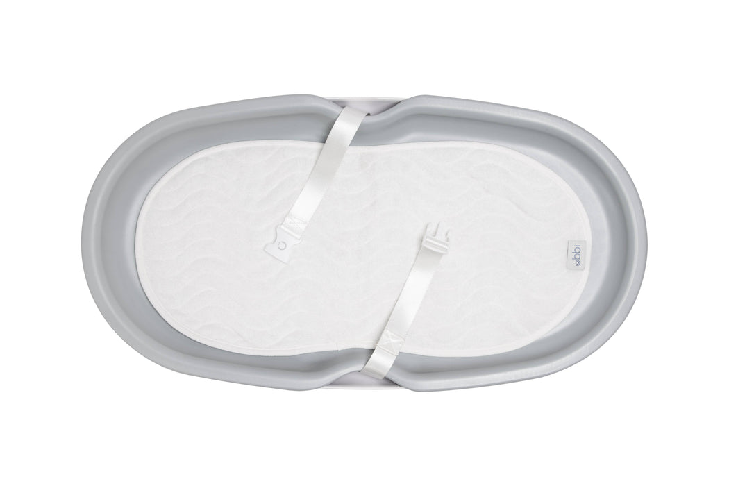 Ubbi Quilted Reusable Changing Pad Liners, Easy to Clean, White