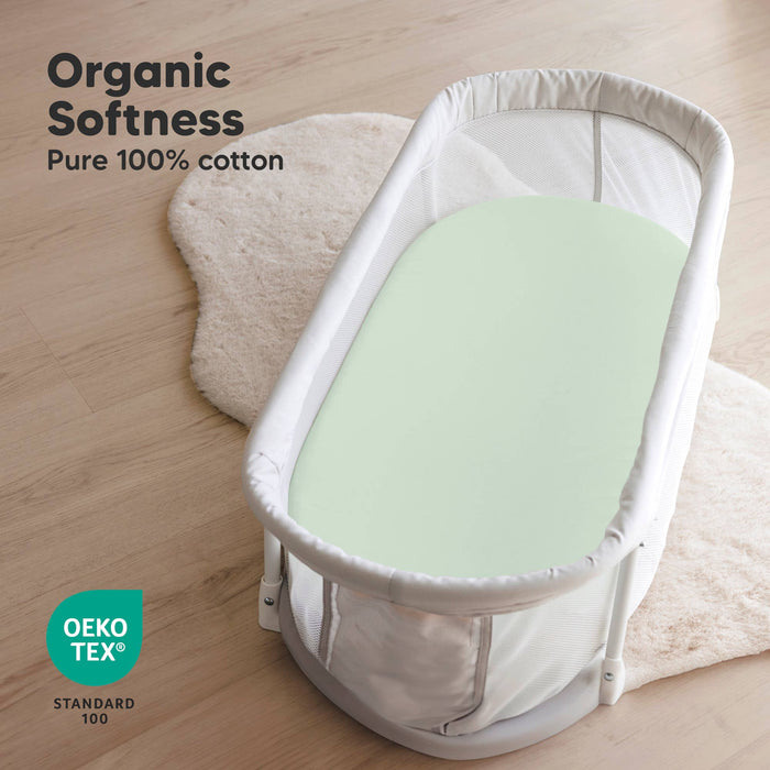 Soothe Fitted Bassinet Sheets for Baby Girls, Boys