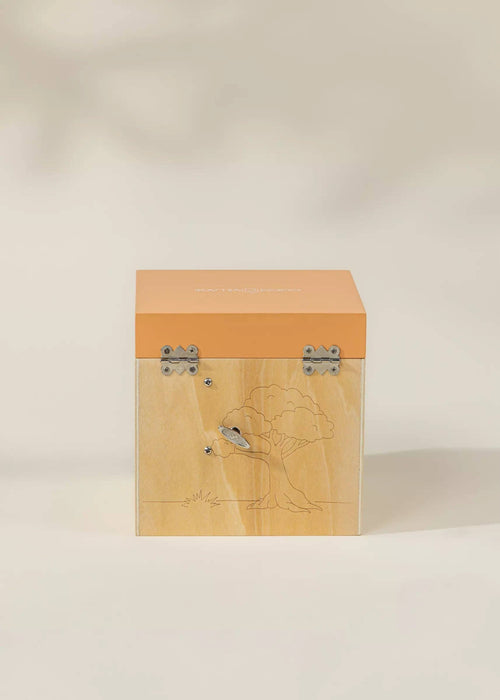 Coco Village Wooden Musical Souvenir Box - Nature