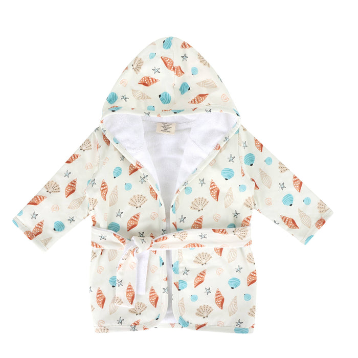 Seashell Baby Bathrobe (Organic)