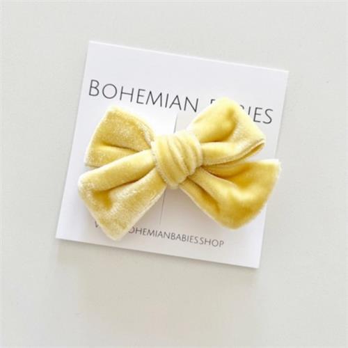 Bohemian Babies Velvet Bow