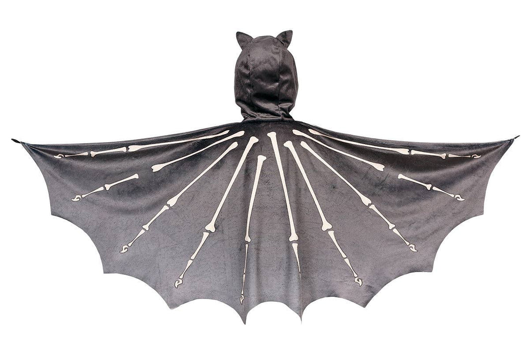 Souza Grey Velvet Bat Cape Kids' Costume