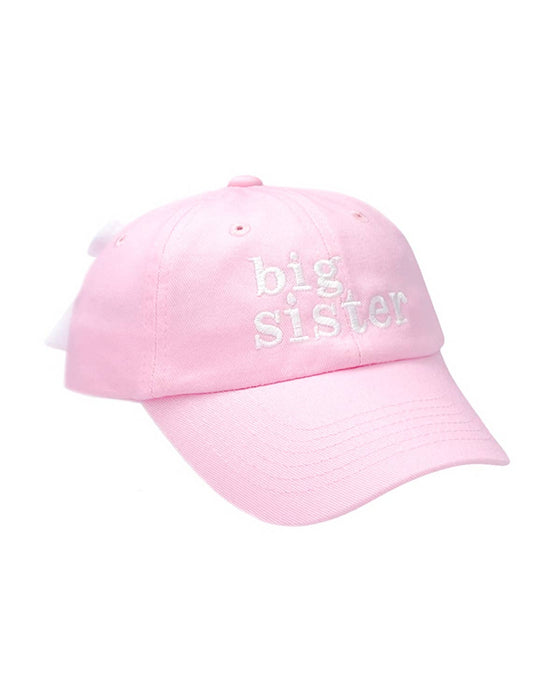Bits & Bows Big Sister Bow Baseball Hat (Baby, Youth)